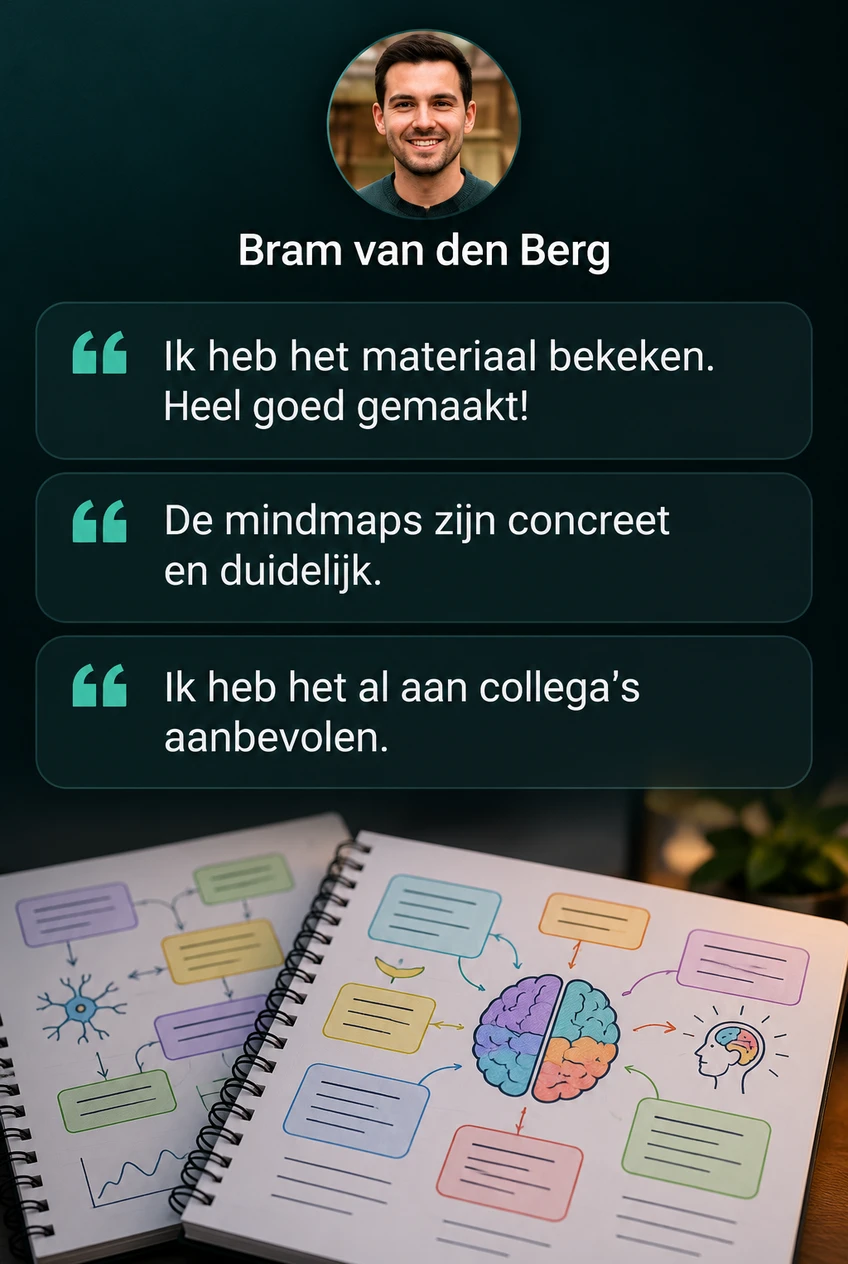 Review van psycholoog Daan Bakker over de mindmaps