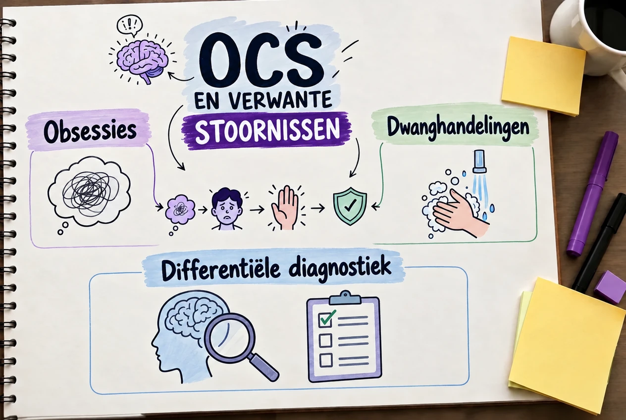 Mindmap: OCD en verwante stoornissen
