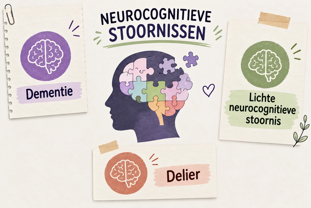 Mindmap: Neurocognitieve stoornissen