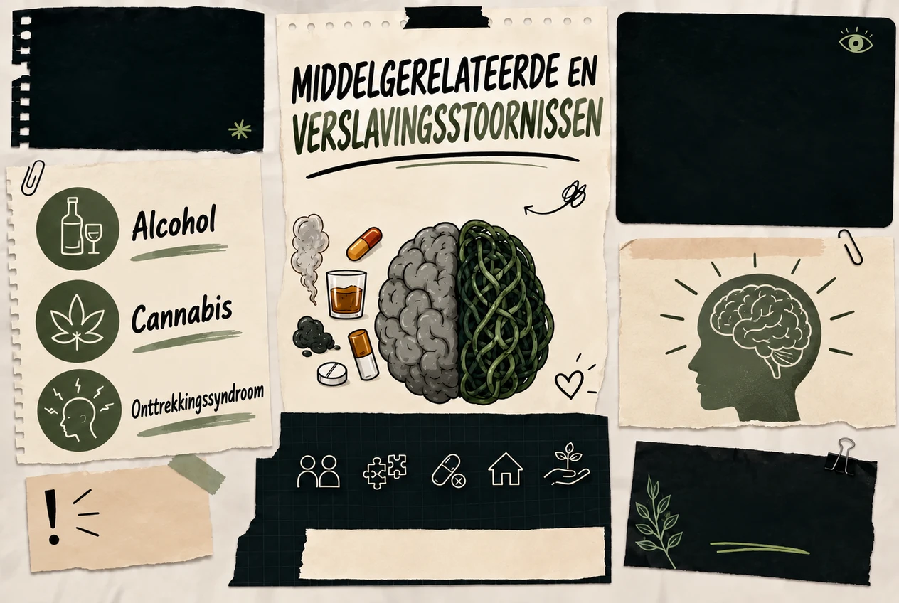 Mindmap: Middelengerelateerde stoornissen